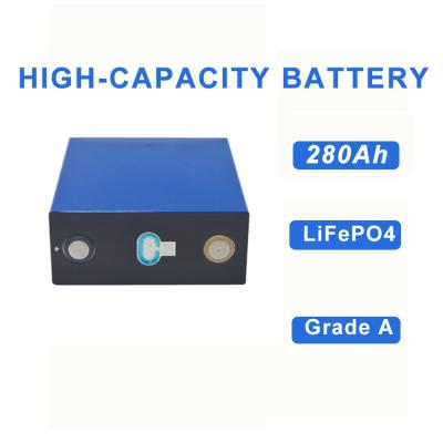 Hight-Capacity  3.2V 280Ah Prismatic Lifepo4 Battery Cell deep 4000 Cycle for 12V,24V,C48V Lifepo4 Battery bank manufacturer
